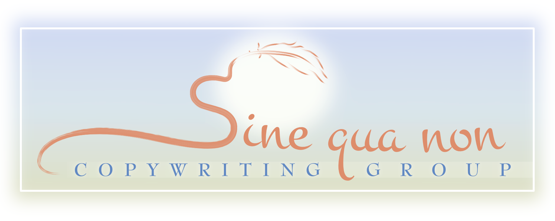 sine qua non copy-writing community logo